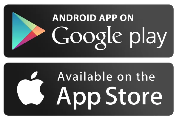 App Store and Google Play